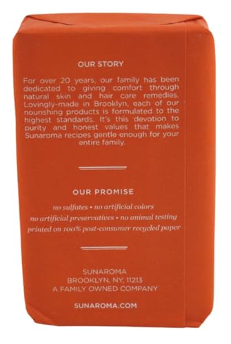 Sunaroma Coconut Shea Butter & Milk Protein Soap Bar - 8oz Pack of 6