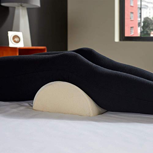 TEMPUR Memory Foam Support Cushion - Half Moon Pillow for Neck, Back & Legs