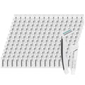 Disposable Razors Bulk, Razors Individually Wrapped Bulk, Travel Razors Bulk With Shaving Cream For Hotels, Shelters, Homeless, Nursing Homes, Charities, Churches, Gray (100-PACK)
