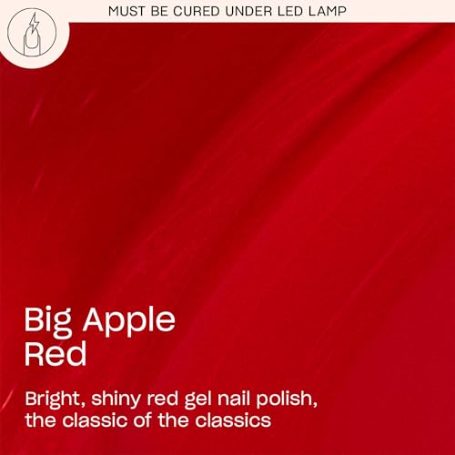 OPI GelColor LED Cure Gel Nail Polish | Red Shades | Salon-Quality Shine, Long-Lasting Wear | Easily Soak Off Removal | Vegan & HEMA Free | 0.5 Fl Oz