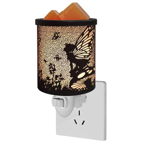 Plug in Wax Warmer Candle Wax Warmer for Scented Wax melt Warmer Plug in Wax melt Warmer Wax Burner Electric Wax Melter Candle Warmer as Home Decor Gifts for Women(Flower Fairy)