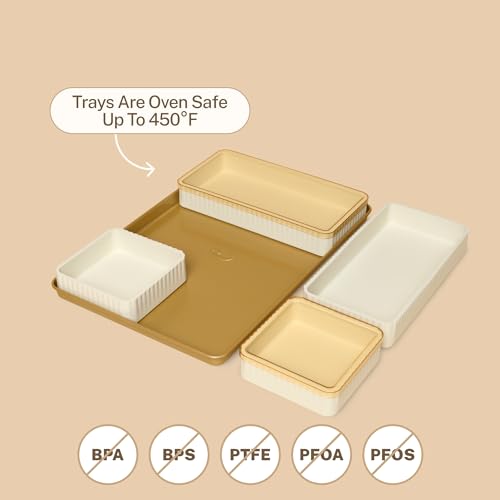 Cravings by Chrissy Teigen Silicone Baking Set with Lids - 9 Pieces