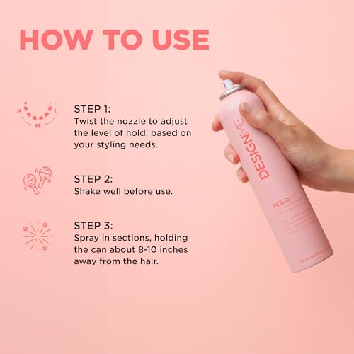 3-Way Hair Spray with Heat Protection & Volume - 9.5oz, Flexible Hold