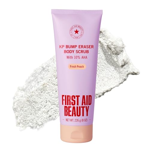 First Aid Beauty KP Bump Eraser Body Scrub Peach 8oz - Exfoliating & Smoothing