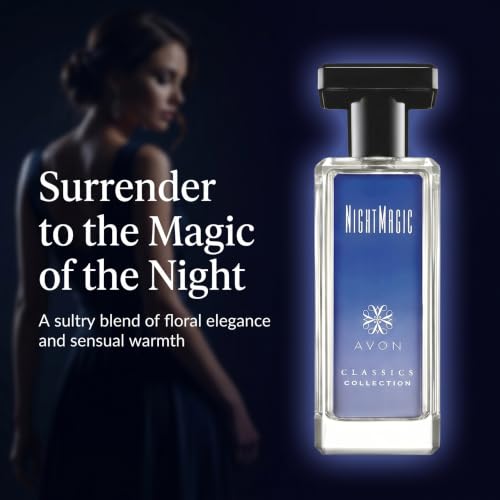 AVON Night Magic Cologne for Men 1.7 oz - Long Lasting Fragrance