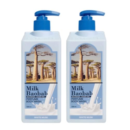 White Musk Body Wash 1+1 500ml/16.90 fl oz (Pack of 2)