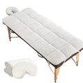 Premium Fleece Massage Table Cover 31x72 Inches with Face Rest & Non-Slip Design