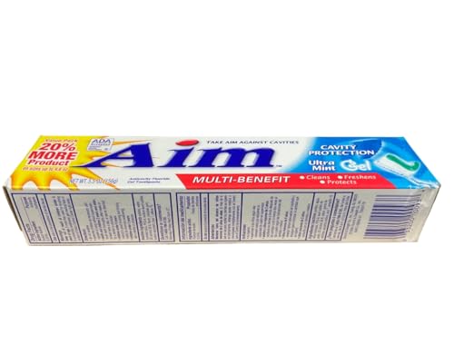 Multi-Benefit Cavity Protection Gel Toothpaste - Ultra Mint, 5.5 oz Pack of 11 (Mint Variant)