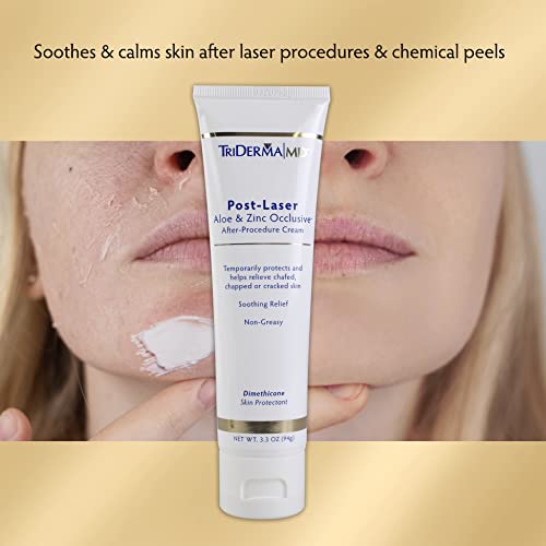 Post Laser Aloe & Zinc Healing Cream - 3.3 oz for Skin Recovery