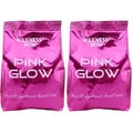 Waxness Pink Glow Face and Eyebrows Hard Wax 0.88 lb / 400 g (Pack of 2)