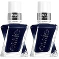 essie Gel Couture Nail Polish, Deep Navy Blue, 0.46 Ounce | Longwear | Caviar Bar | Pack of 2