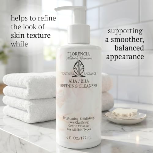 Gentle AHA BHA Exfoliating Face Wash - 6 oz for Radiant Skin