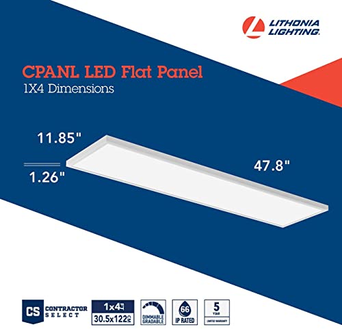 LED Flat Panel Light 1x4 Feet Switchable White 4000 Lumens Ceiling Light