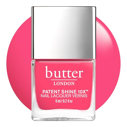 butter LONDON Patent Shine 10X Nail Lacquer Polish - Gel-Like Finish & Chip-Resistant Nail Lacquer Helps Protects & Strengthens Nails - Vegan & Cruelty-Free