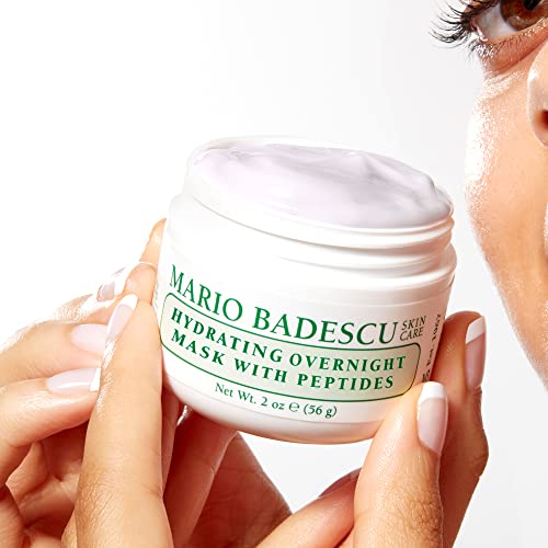 Hydrating Overnight Peptide Mask for All Skin Types - Anti-Aging Sleep Mask 2oz