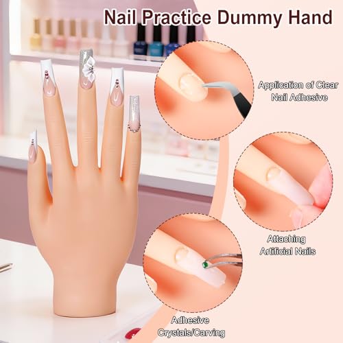 Acrylic Nail Kit for Beginners with UV Light & Drill - Nail Art Supplies