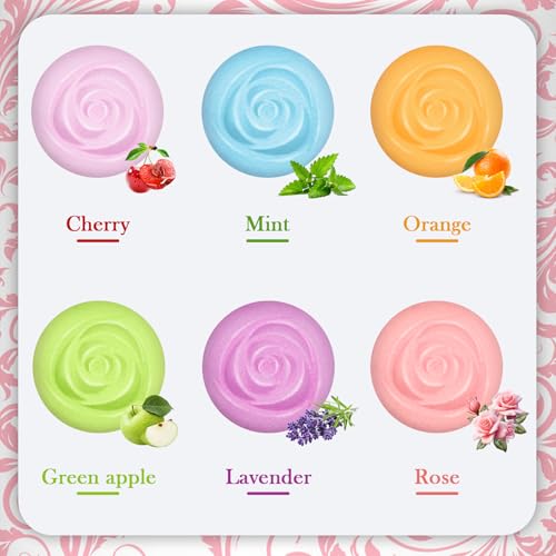 Bath Bombs for Women - 30 Pcs Handmade Natural Essential Oils Rose Bath Bombs with Scented Candles, Home Spa Fizzies Bubble Bath, Birthday Gifts for Women Her Self Care Gifts for Mom Wife (30)