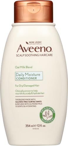 Aveeno Oat Milk Blend Moisturizing Conditioner - Ultra-Hydrating, 12 fl oz Pack of 4