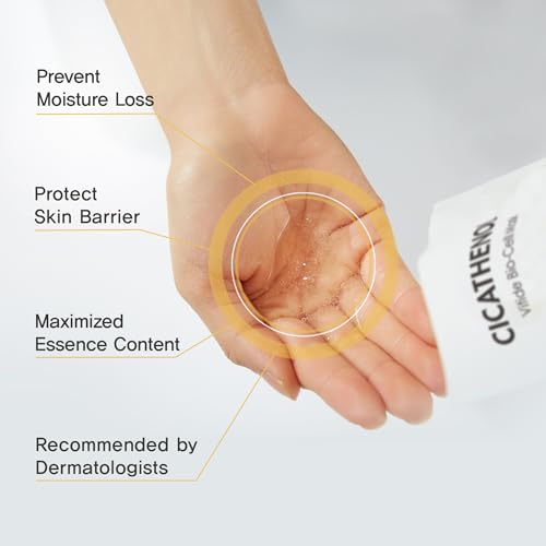 Dr.CHROMCELL] CICATHENOL Vitide BioCell Mask | Korean Hydrogel Mask | Collagen Sheet Mask | Hydrogel Sheet Mask | Firming Face Mask | Korean Face Masks Skin Care | 5 Hydrogel Mask Set