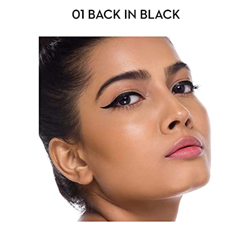 SUGAR Cosmetics Gloss Boss 24HR Eyeliner01 Back In Black (Black) Long lasting, 24hr Coverage