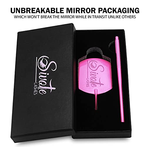 Professional Lash Tweezers + UPGRADED DESIGN Lash Mirror