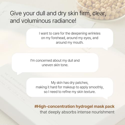 Hydrogel Collagen Mask Set - Plant-Based, Hydrating & Firming Skin Care