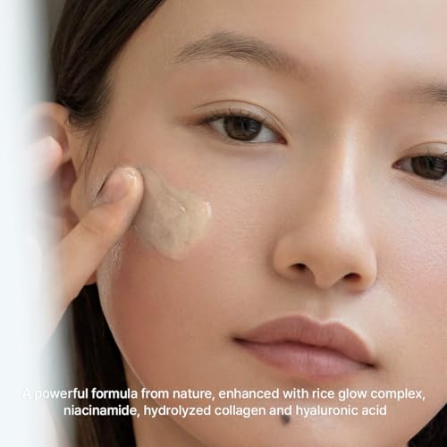 Arencia Rice Mucin Overnight Glow Face Serum 1.76 Fl Oz – Hydrating & Brightening