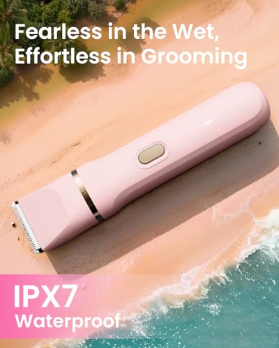 Women’s 3-in-1 Waterproof Bikini Trimmer Electric Razor - Painless & Rechargeable