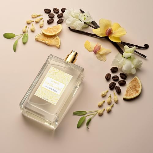 Vanilla Perfume for Women 100ml Long Lasting Vegan Fragrance Natural Ingredients