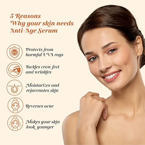 Hydrating Anti-Aging Face & Neck Serum with Herbal Extracts - 30ml