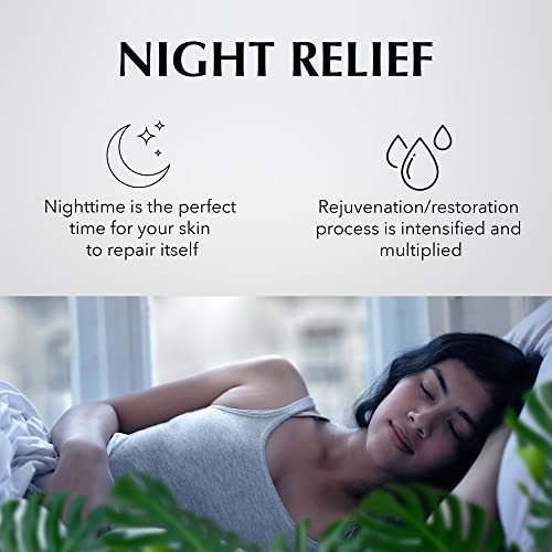 Facial Night Serum with AHA + Collagen, Night Serum for Face, Anti Aging Night Serum, Collagen Boost Anti Aging Serum, Nutrient-Rich Night Face Serum with Vitamins C, B, E, Collagen Skin Care