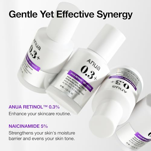 ANUA Retinol Serum for Skin Texture & Pore Refinement, 1 fl oz