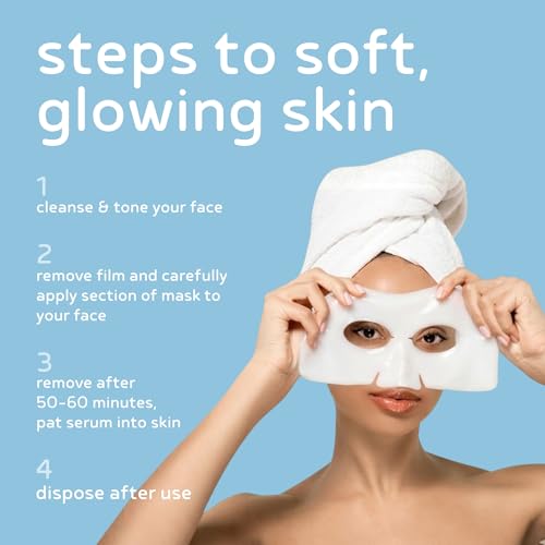 Hydrogel Face Mask for Glass Skin Overnight Treatment - 5 Pack