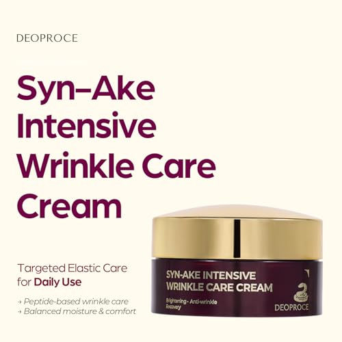 Deoproce SYN-AKE Wrinkle & Brightening Face Cream 100g - Hydrating Anti-Aging Moisturizer