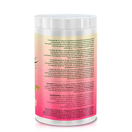 Novex Coconut Oil Deep Conditioning Mask, 35 oz - Infused with Pure 100% Organic Coconut Oil