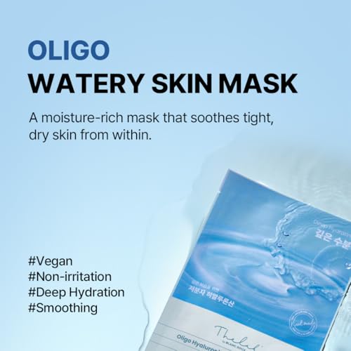 Hydrating Hyaluronic Acid Face Mask Sheets for Deep Moisture - 10 pcs