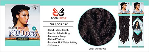 Synthetic Crochet Braids Nu Locs 14-Inch Hair Extensions - 4-Pack African Roots