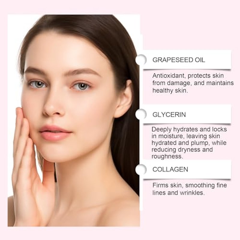 8Pcs Collagen Face Mask,Glow up Firm Skin Deep Hydrating Masks for Wrinkle Reduction and Pore Minimization - Like Glass Skin£¬Firm Deep