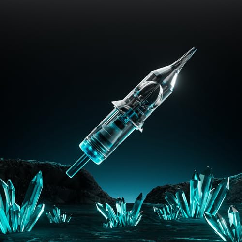 STIGMA Aquamarine Knight Disposable Round Liner Tattoo Needles #12 (3RL) 50Pcs - Variation 1203RL