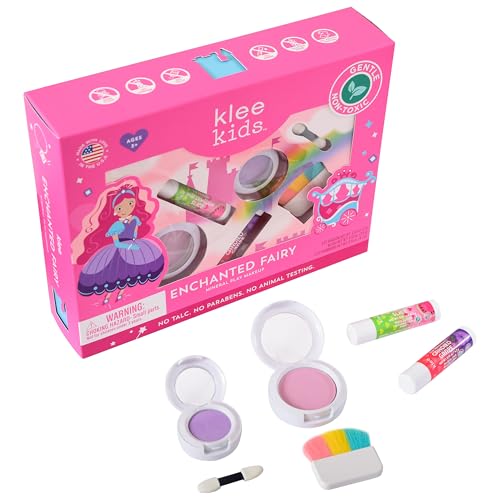 Klee Naturals Luna Star Enchanted Fairy Kids Makeup Kit Non-Toxic & Safe for Children