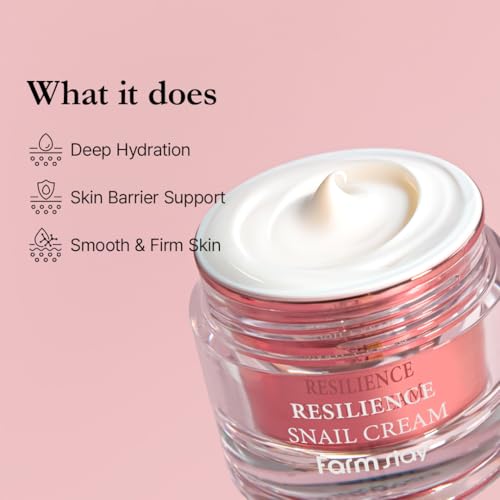FARMSTAY Resilience Snail Cream Korea Skincare 2.82 oz