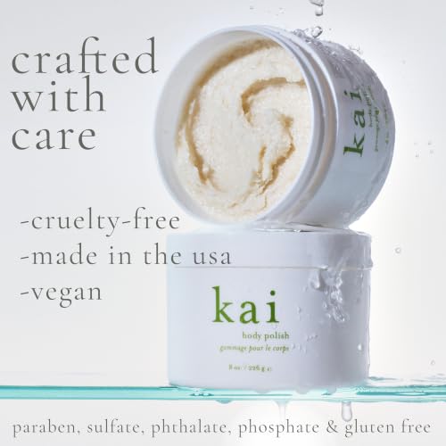 Kai Hydrating Body Polish with Sea Salt and Sugar - Exfoliating & Nourishing 8oz