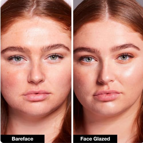 Innbeauty Project Face Glaze, Highlighting Cream, Skin Barrier Protect & Glow Moisturizer with Ceramides & Hydrating Actives, 0.85 OZ (25ml)