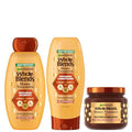 Garnier Whole Blends Honey Treasures Repairing Shampoo, Conditioner + Hair Mask Set for Dry, Damaged Hair (3 Items), 1 Kit (Packaging May Vary)