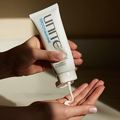 Unite Hair Smooth & Shine Styling Cream - Frizz Control & Shine, 3.5 Fl Oz