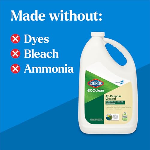 EcoClean All Purpose Cleaner Refill 128oz - Biobased, Non-Toxic, Multi-Surface