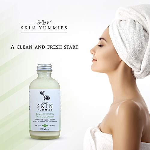 Gentle Facial Cleanser for Sensitive & Oily Skin - Organic Tamanu & Natural Oils