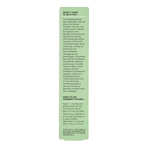 e.l.f. SKIN Blemish Breakthrough Calming Water Cream - Lightweight Acne Face Moisturizer 1.68 Fl Oz Pack of 2