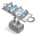 Travel Makeup Bag with Removable Compartments & Hanging Hook - Organize Cosmetics & Personal Care