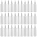50 Pack Clear Plastic Spray Bottles - Refillable 4 oz Mist Sprayers for Travel & Beauty